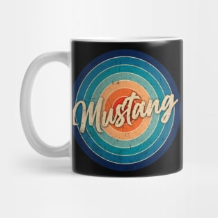 Personalized Name Mustang Classic Styles Birthday Anime Mug